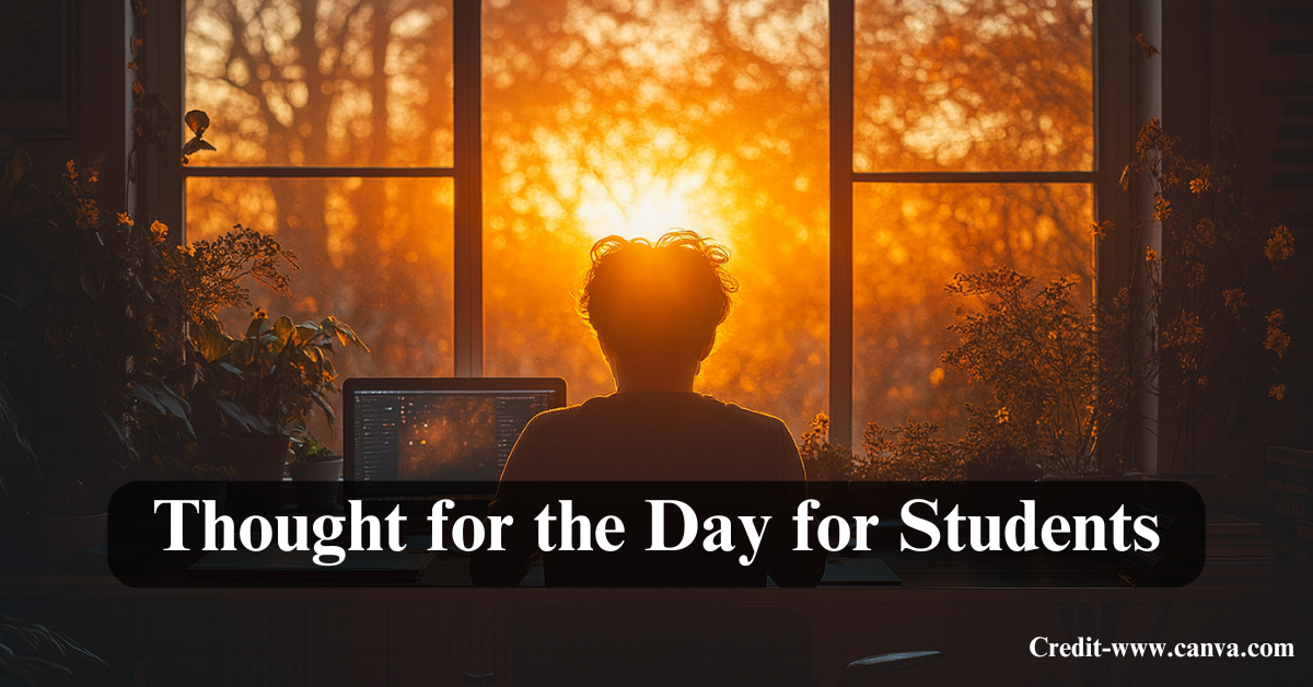 Thought for the Day for Students